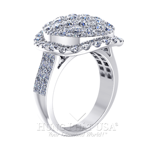 18K White Gold Diamond Ring R75480