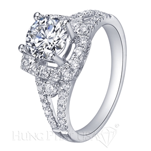 Prong Diamond Engagement Ring Setting B2691