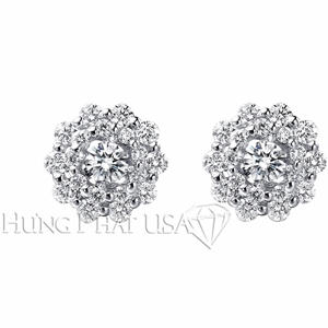 Diamond Stud Earrings Setting E2285