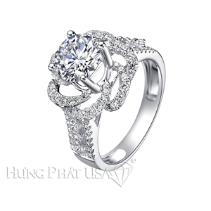 Diamond Engagement Ring Setting Style B2905