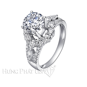 Diamond Engagement Ring Setting Style B2909