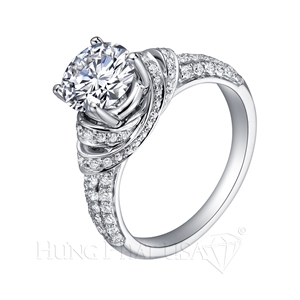 Diamond Engagement Ring Setting Style B2875