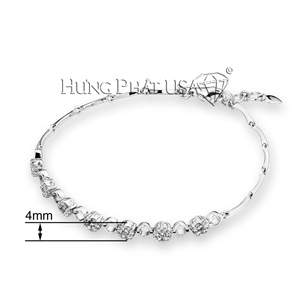 Diamond 18K White Gold Bracelet H04487B