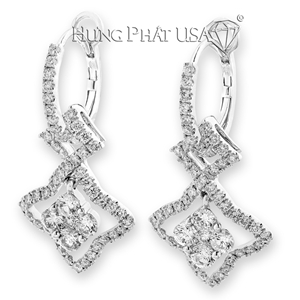 Diamond Dangling Earrings J12509E