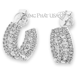 Diamond Dangling Earrings J12550E