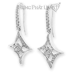 Diamond Dangling Earrings N02677E