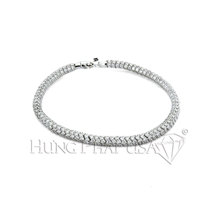 18K White Gold Diamond Bracelet L1796