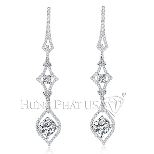 Diamond Dangling Earrings Setting E50211A