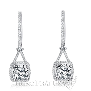 Diamond Dangling Earrings Setting E50142