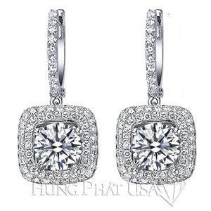 Diamond Dangling Earrings Setting E50176B