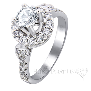 Diamond Engagement Ring Setting Style B17088