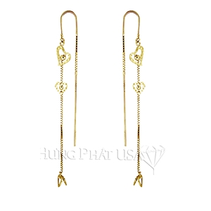 18K Yellow Gold Dangling Earrings E66527
