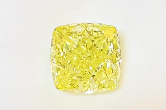 20.00 Carat Gia Certified Fancy Intense Yellow Diamond