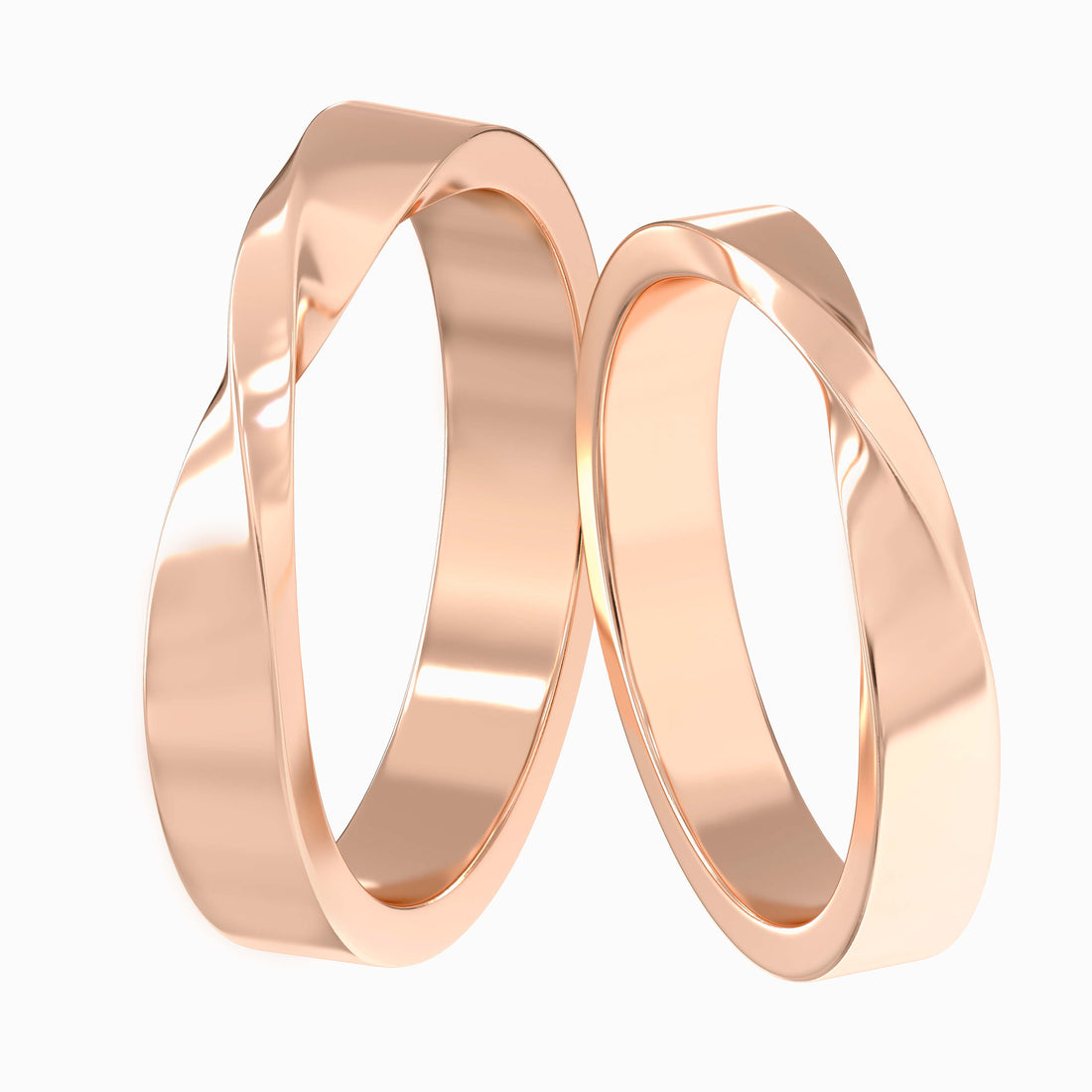 18K Gold Wedding Rings D10898