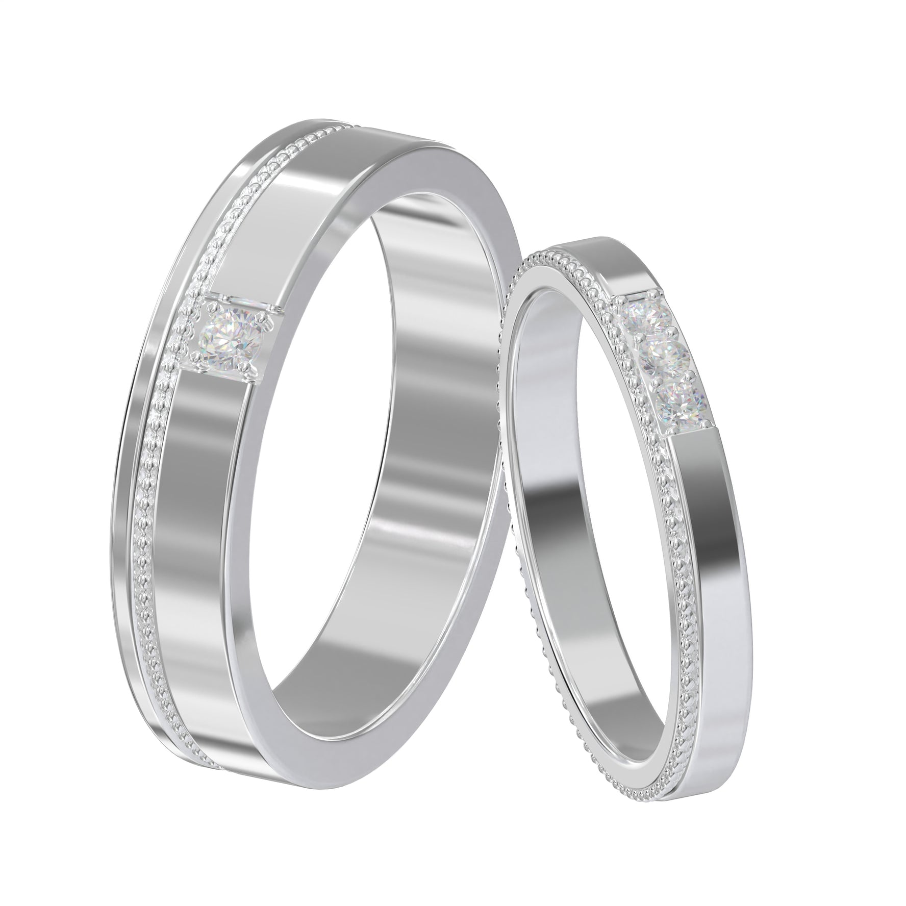 Diamond Wedding Rings D10939