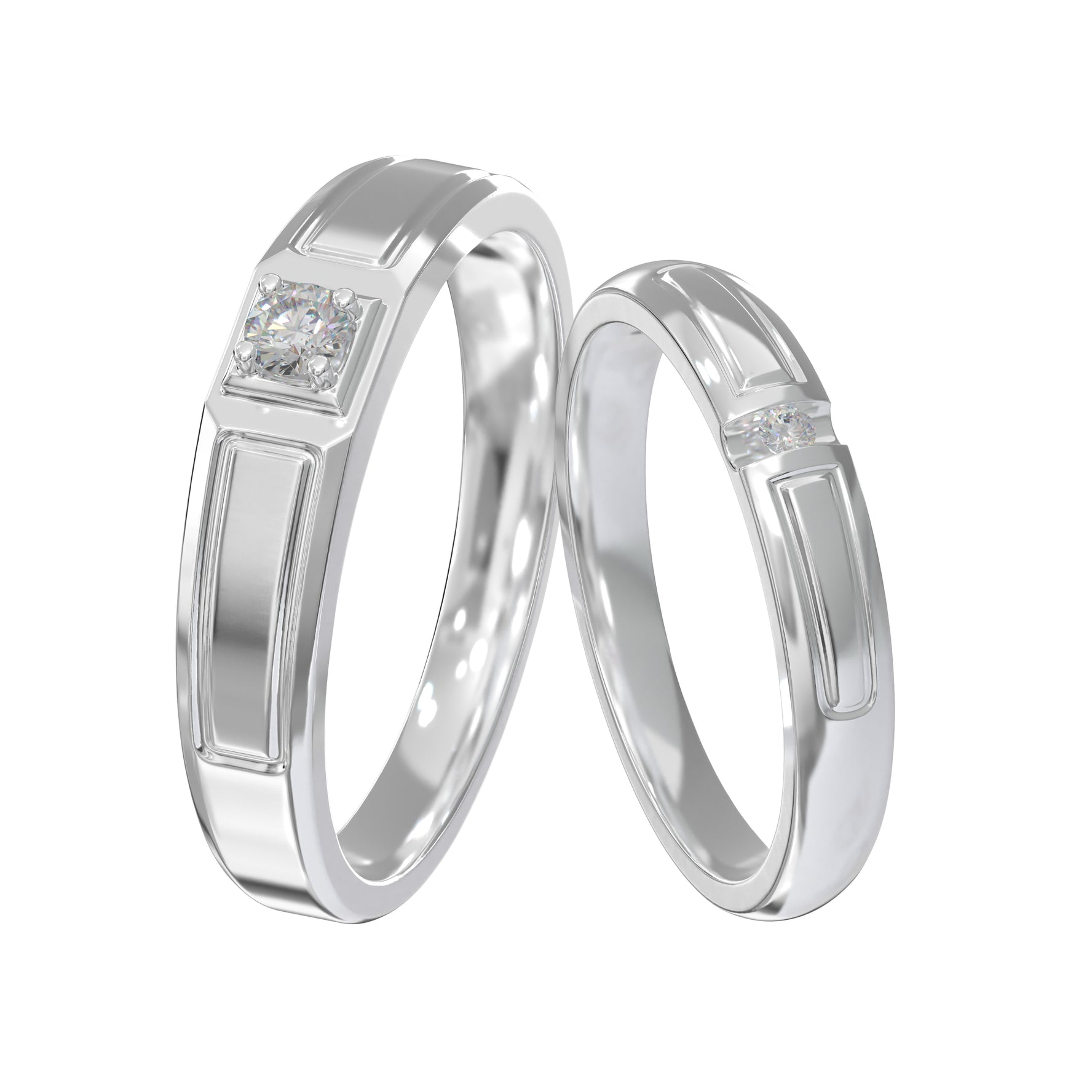 Diamond Wedding Rings D10123