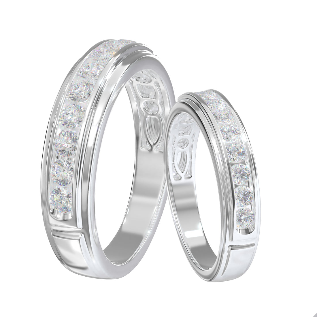 Diamond Wedding Rings D10946