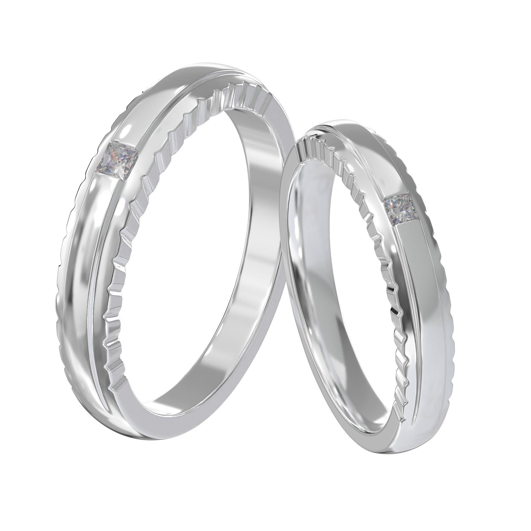 Diamond Wedding Rings D10137