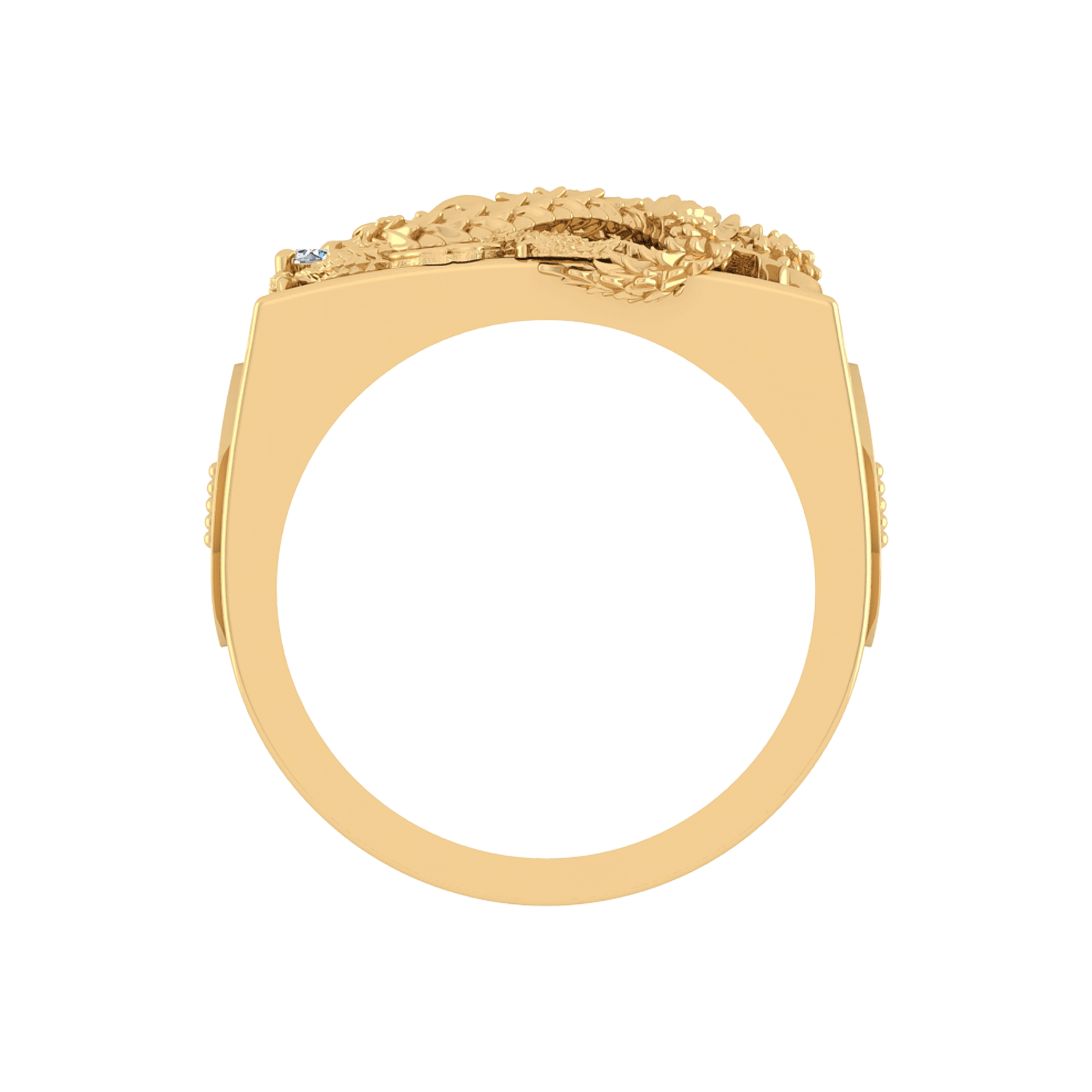 24K Gold Ring D10892