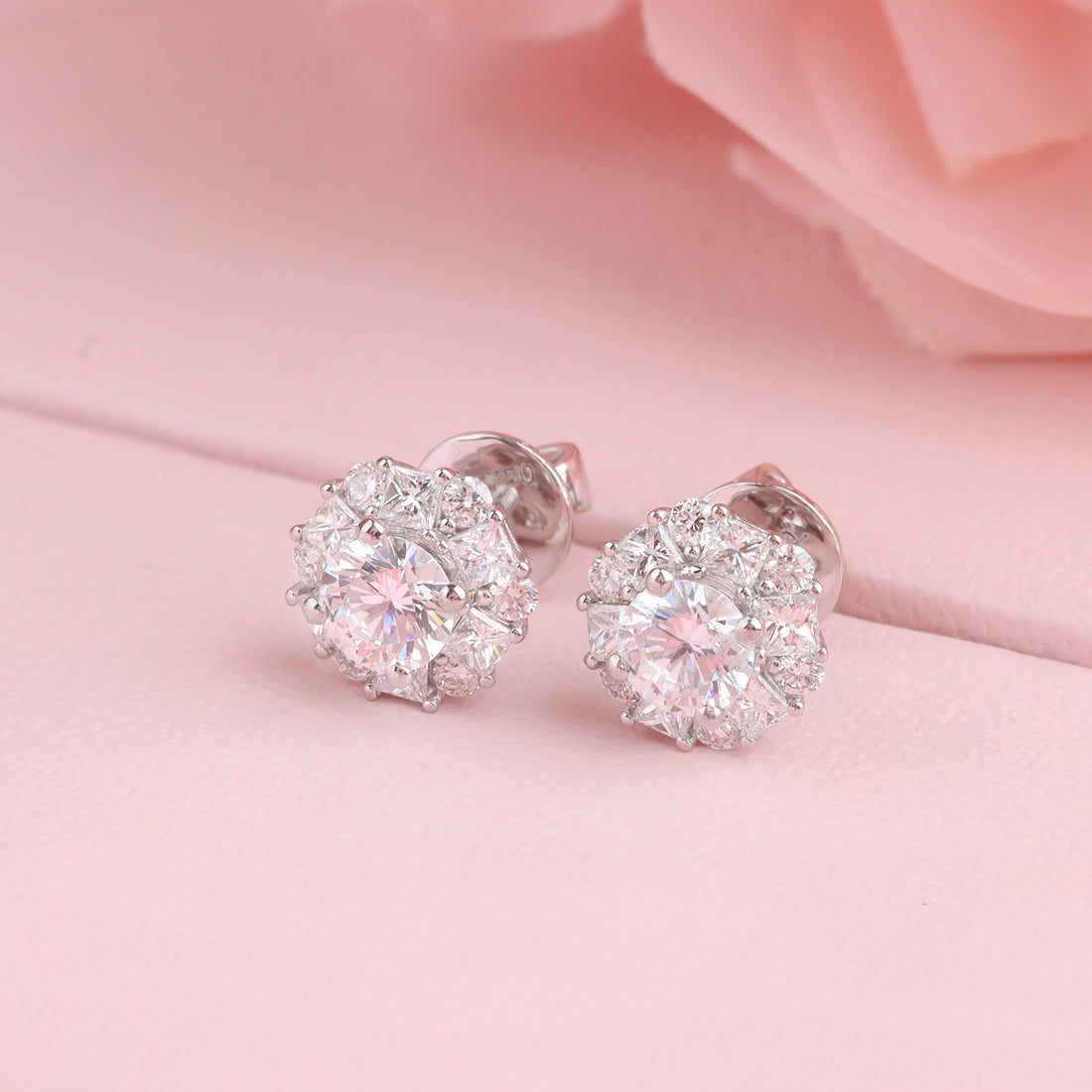 Diamond Earrings Mounting E10769