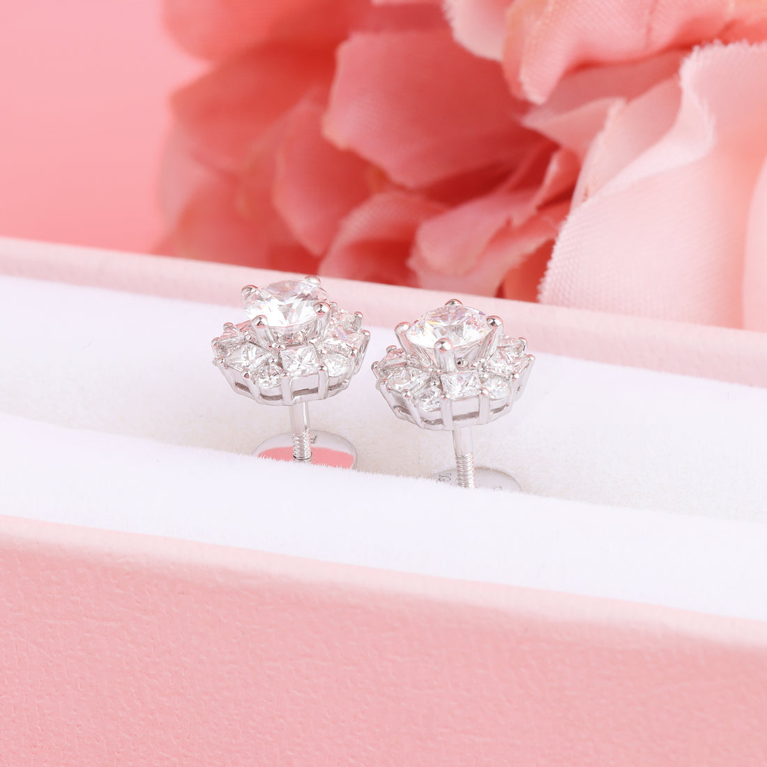 Diamond Earrings Mounting E10769