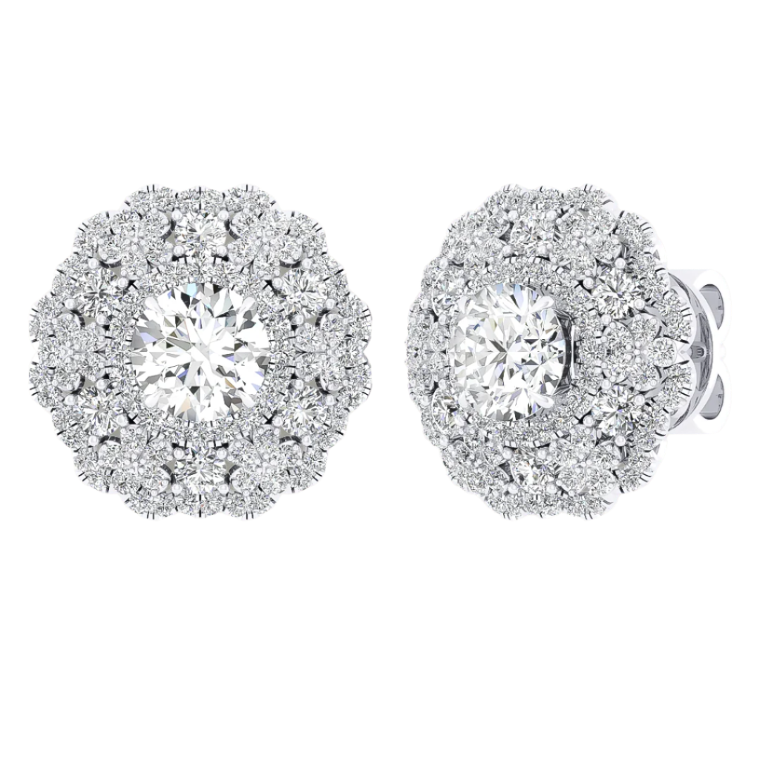 Diamond Earrings Mounting E10622