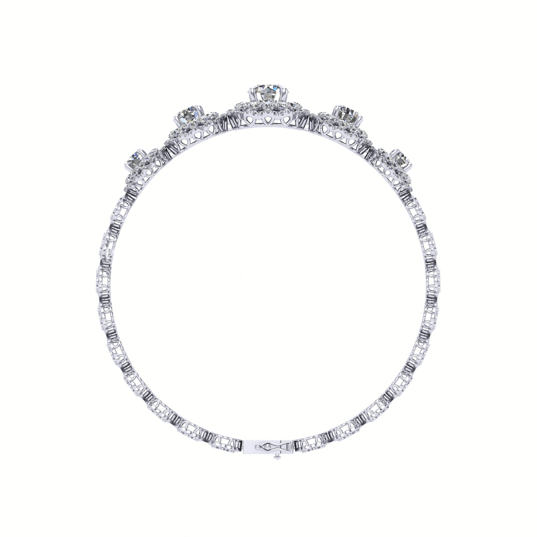 Diamond Bracelet Mounting L10303