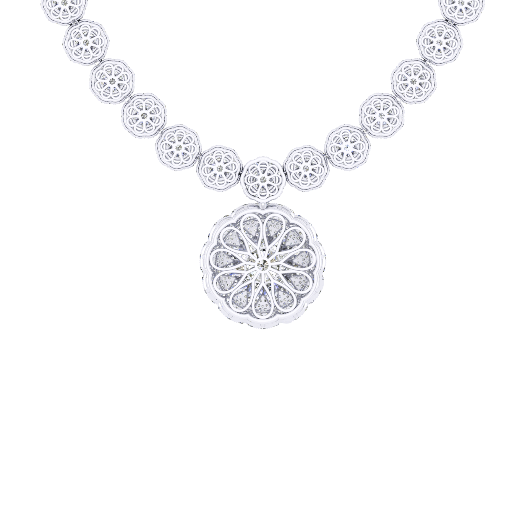 Diamond Necklace Mounting N10113