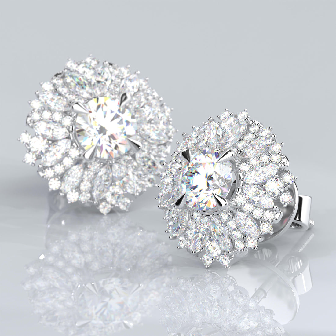 Diamond Earrings Mounting E10963