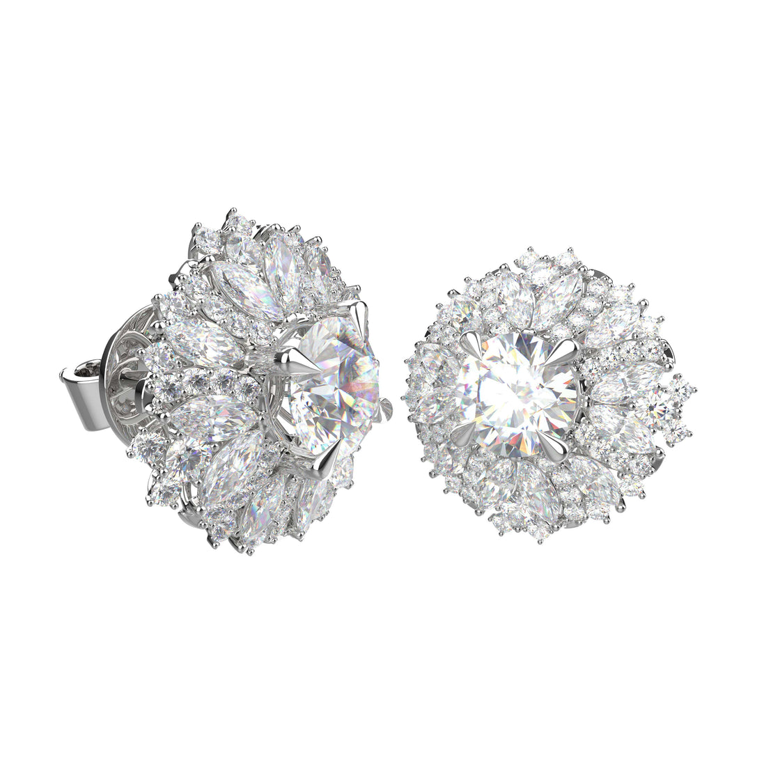 Diamond Earrings Mounting E10963