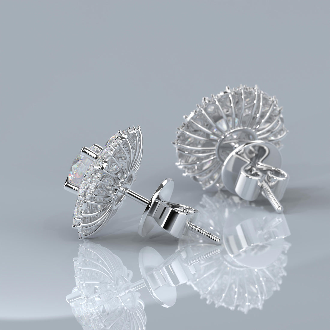 Diamond Earrings Mounting E10963