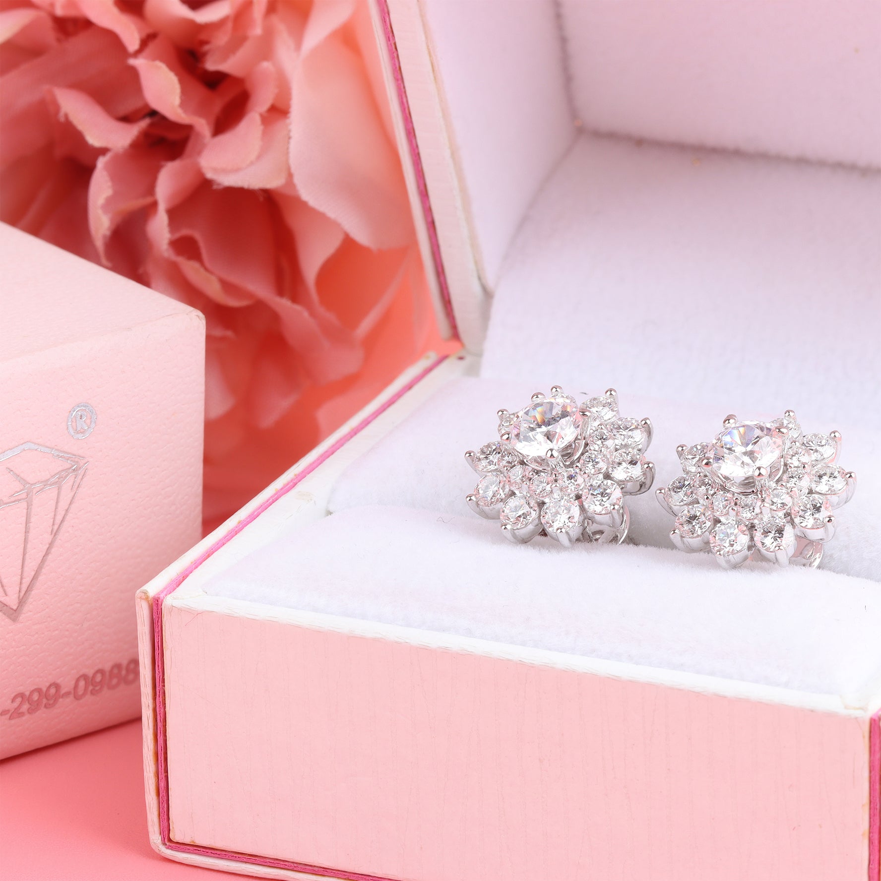 Diamond Earrings Mounting E10262