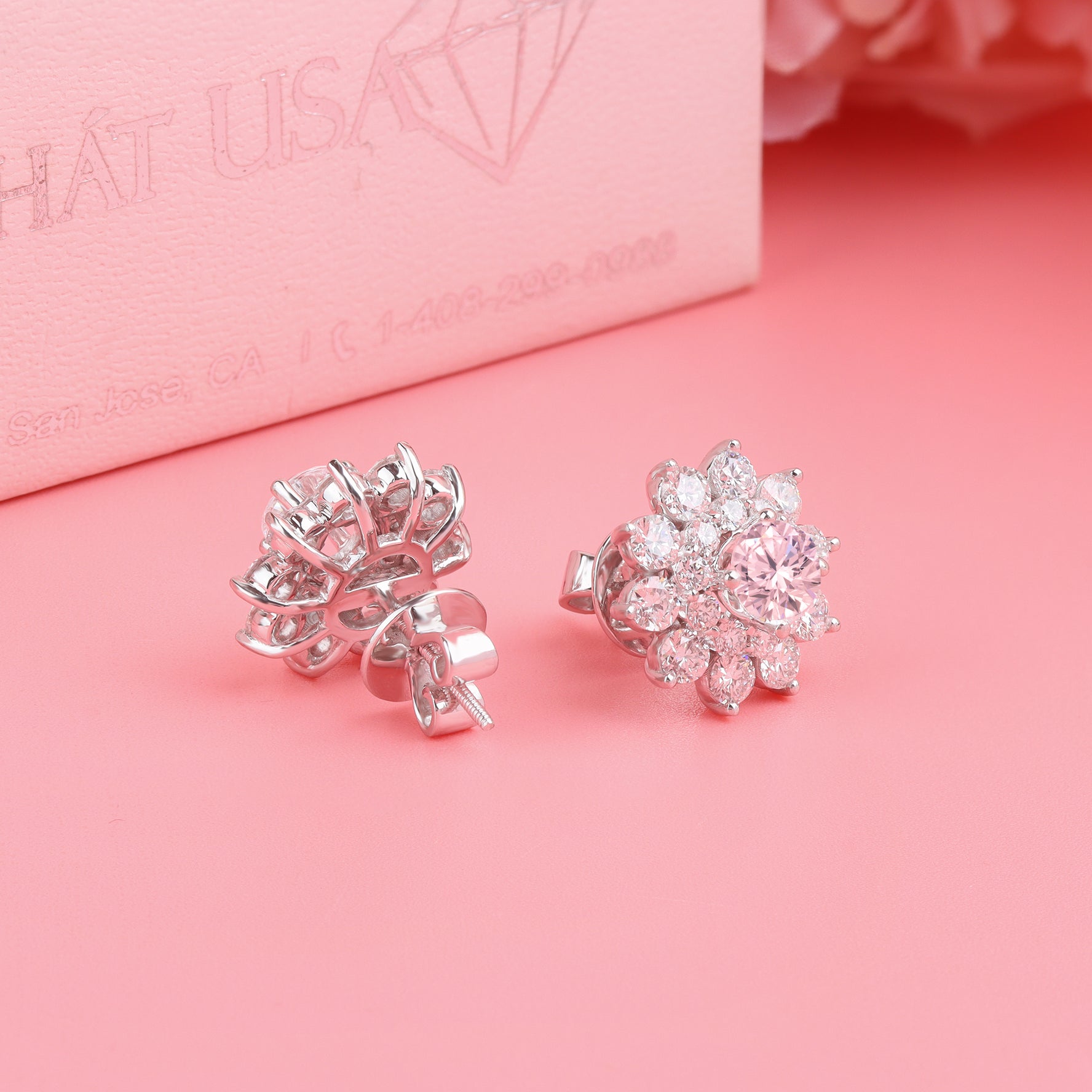 Diamond Earrings Mounting E10262