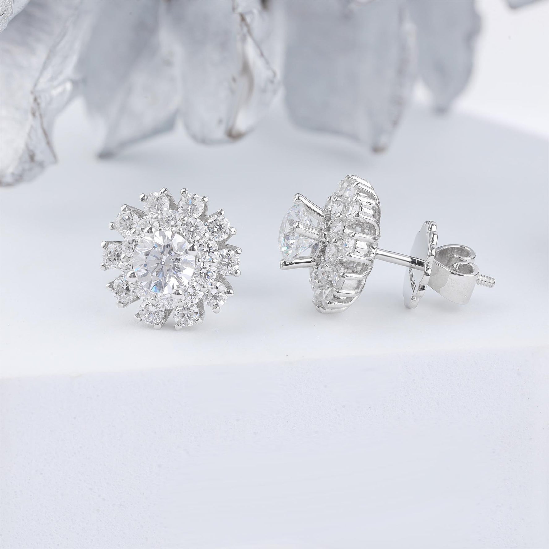 Diamond Earrings Mounting E10293