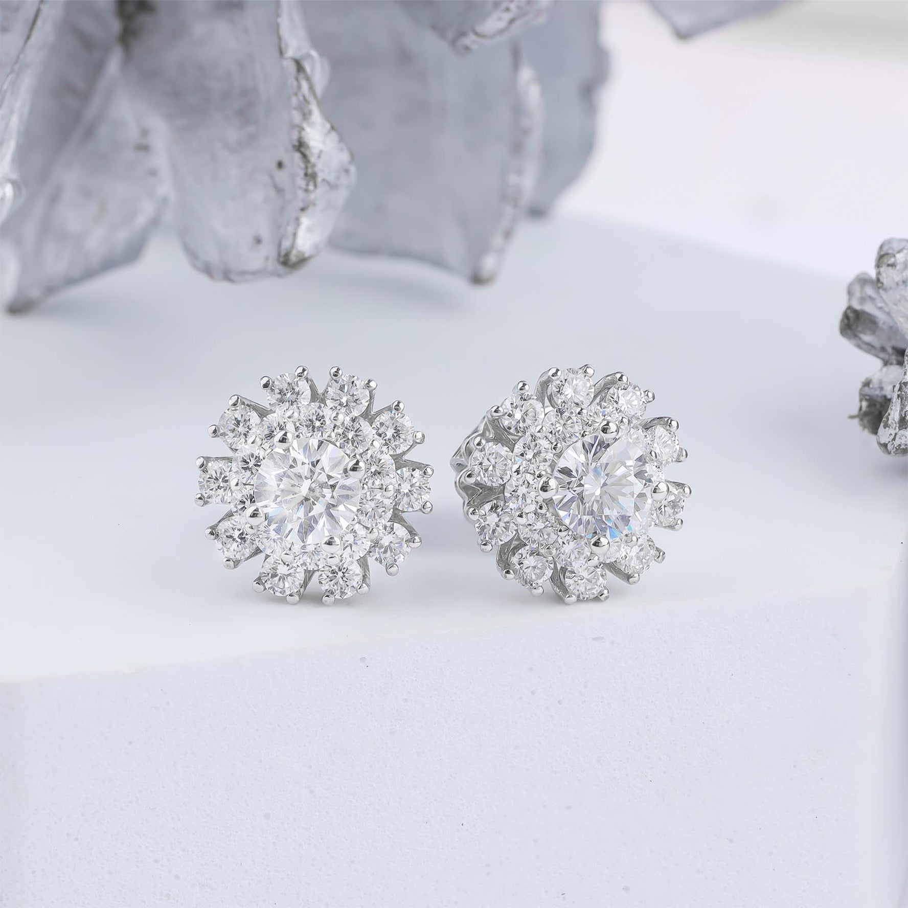 Diamond Earrings Mounting E10293