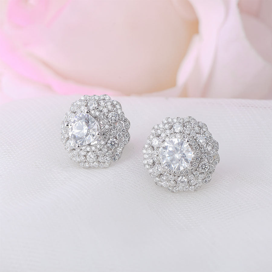 Diamond Earrings Mounting E10622