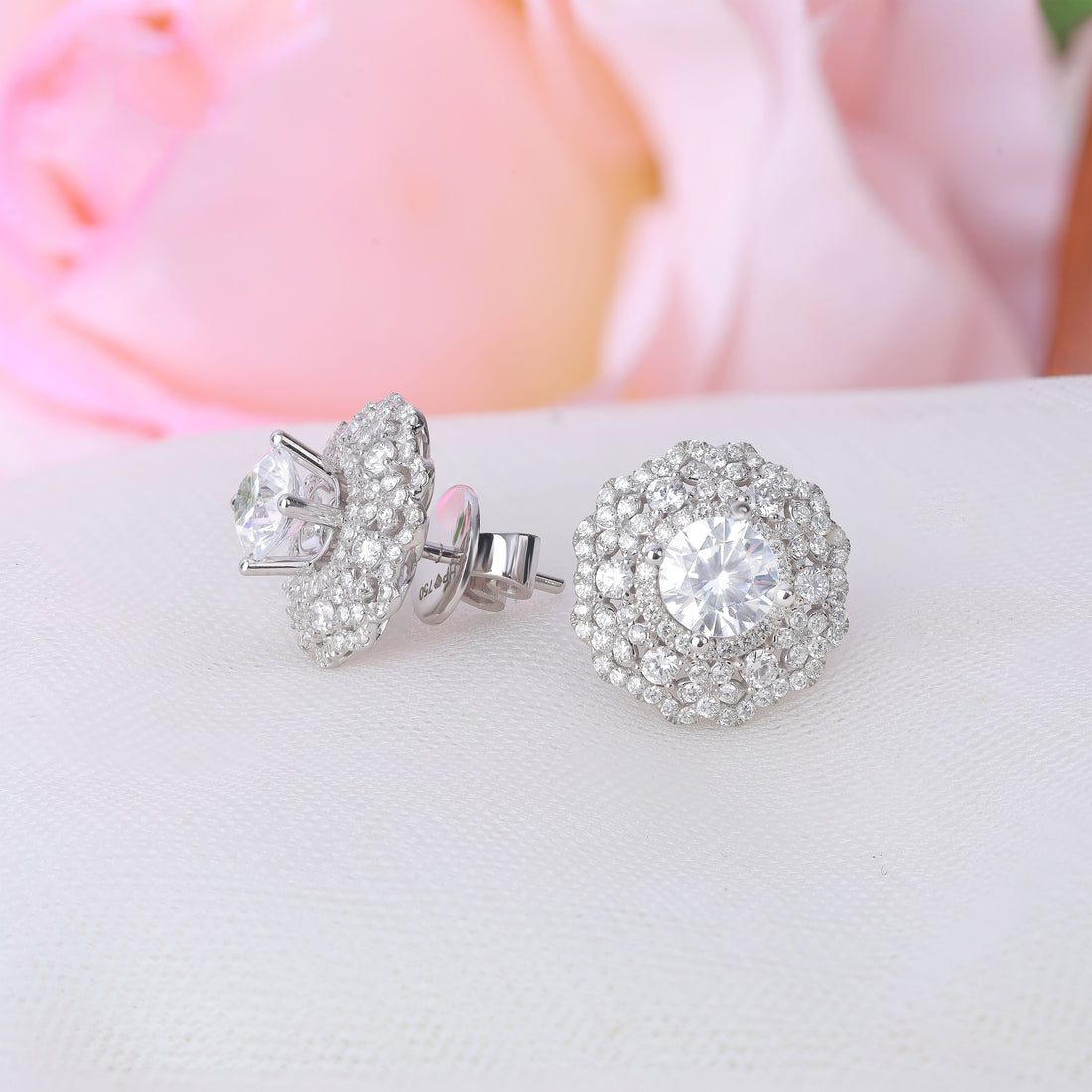 Diamond Earrings Mounting E10622