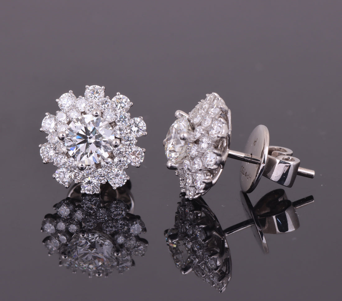 Diamond Earrings Mounting E10737