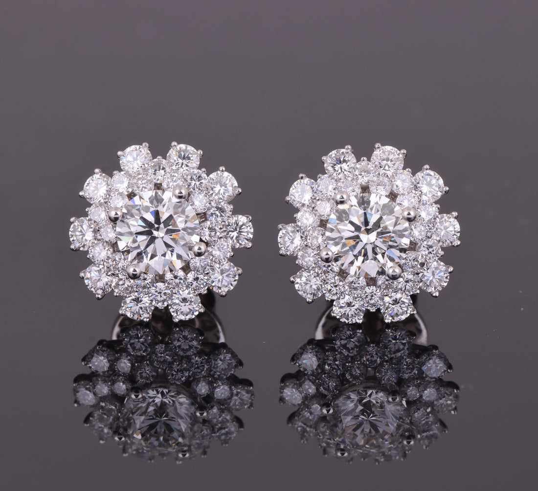 Diamond Earrings Mounting E10737