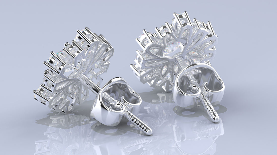 Diamond Earrings Mouting E10975