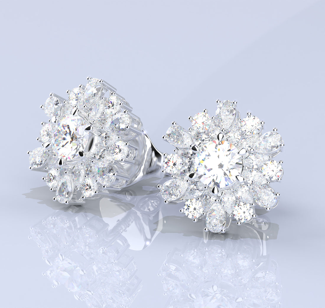 Diamond Earrings Mouting E10975