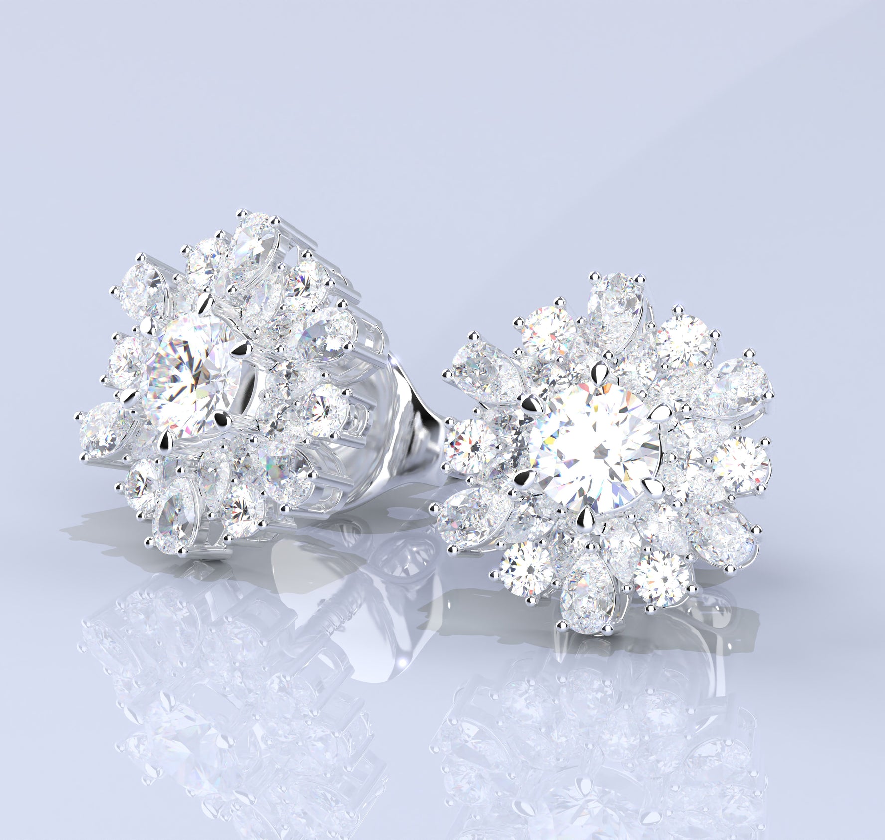 Diamond Earrings Mouting E10975