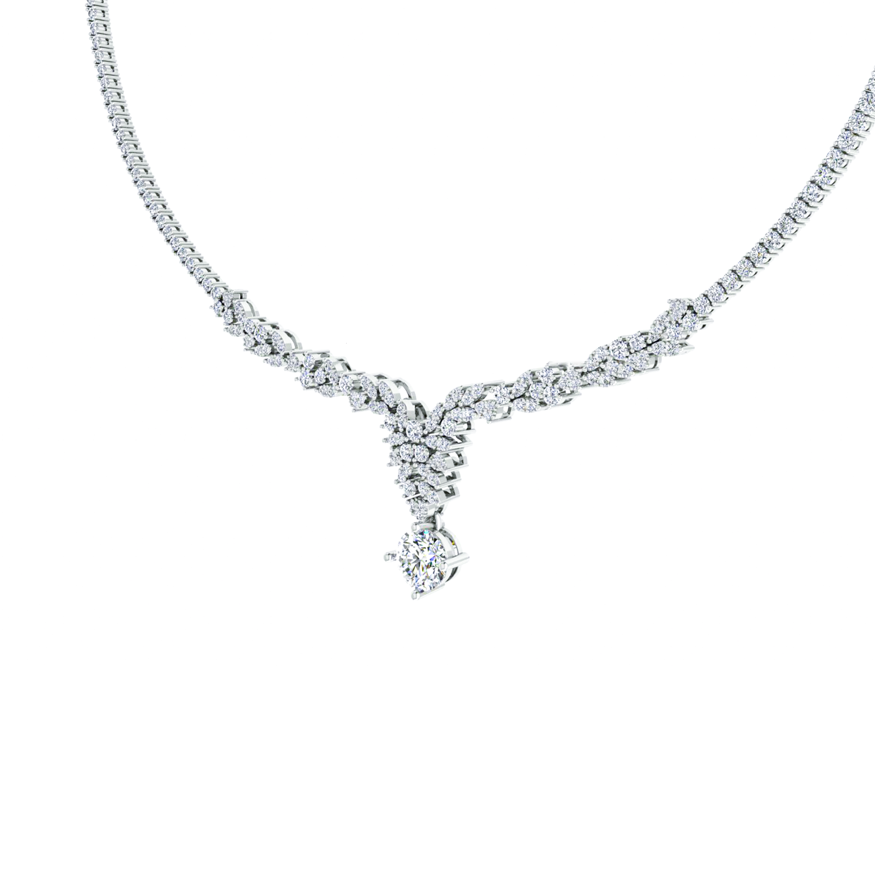 Diamond Necklace Mounting N10023