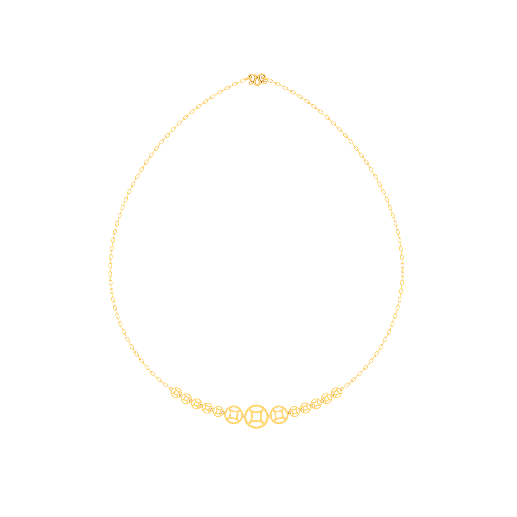 24K Gold Necklace N10119