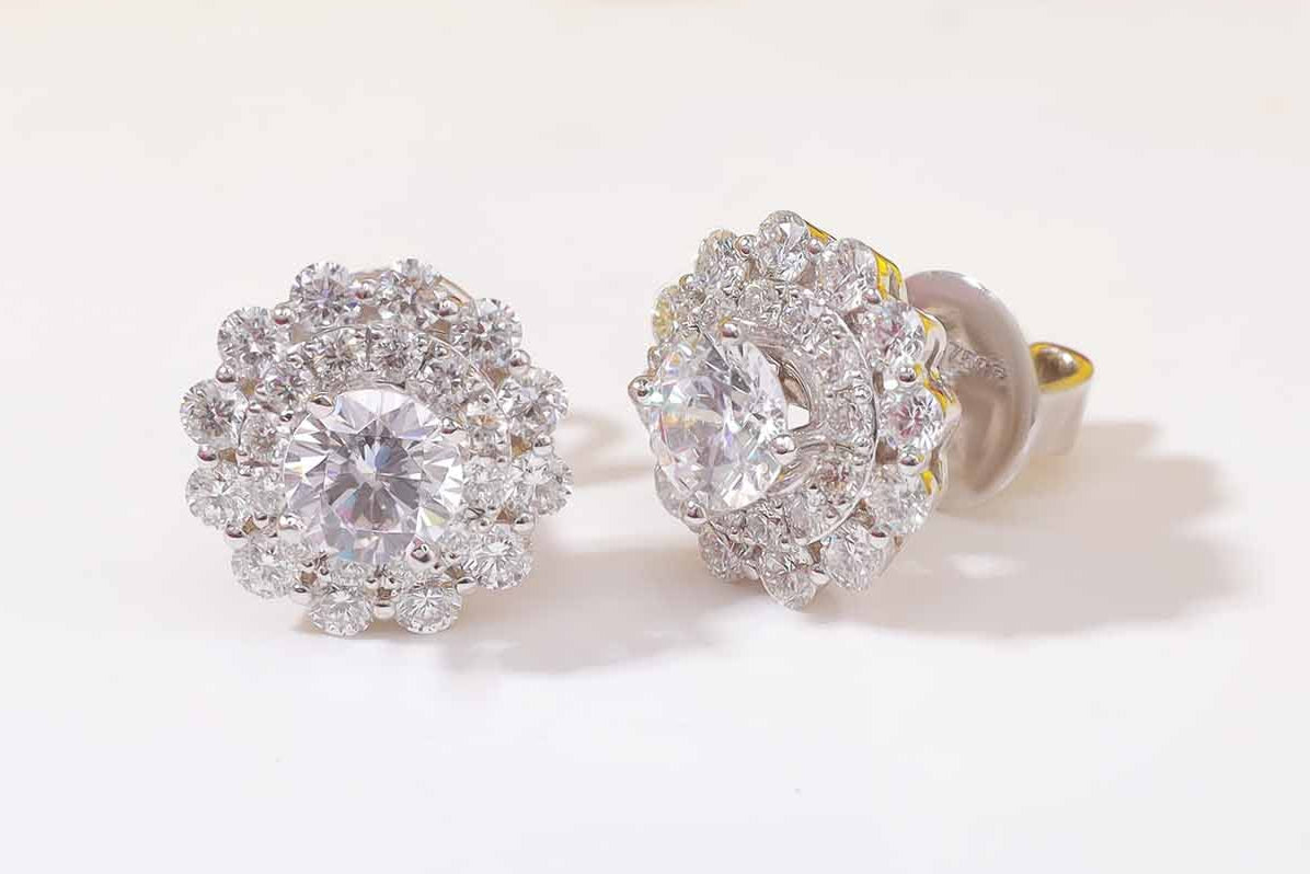 Diamond Earrings Mounting E10778