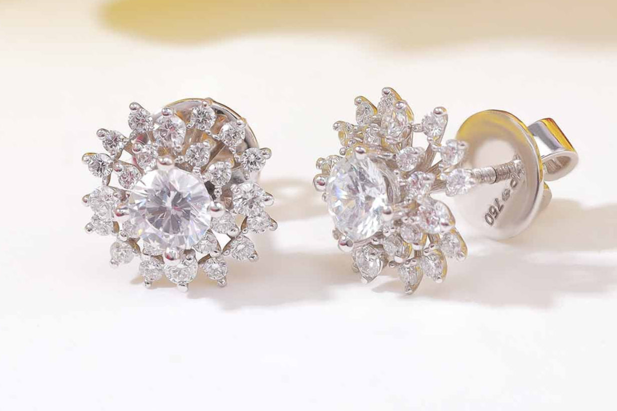 Diamond Earrings Mounting E10789