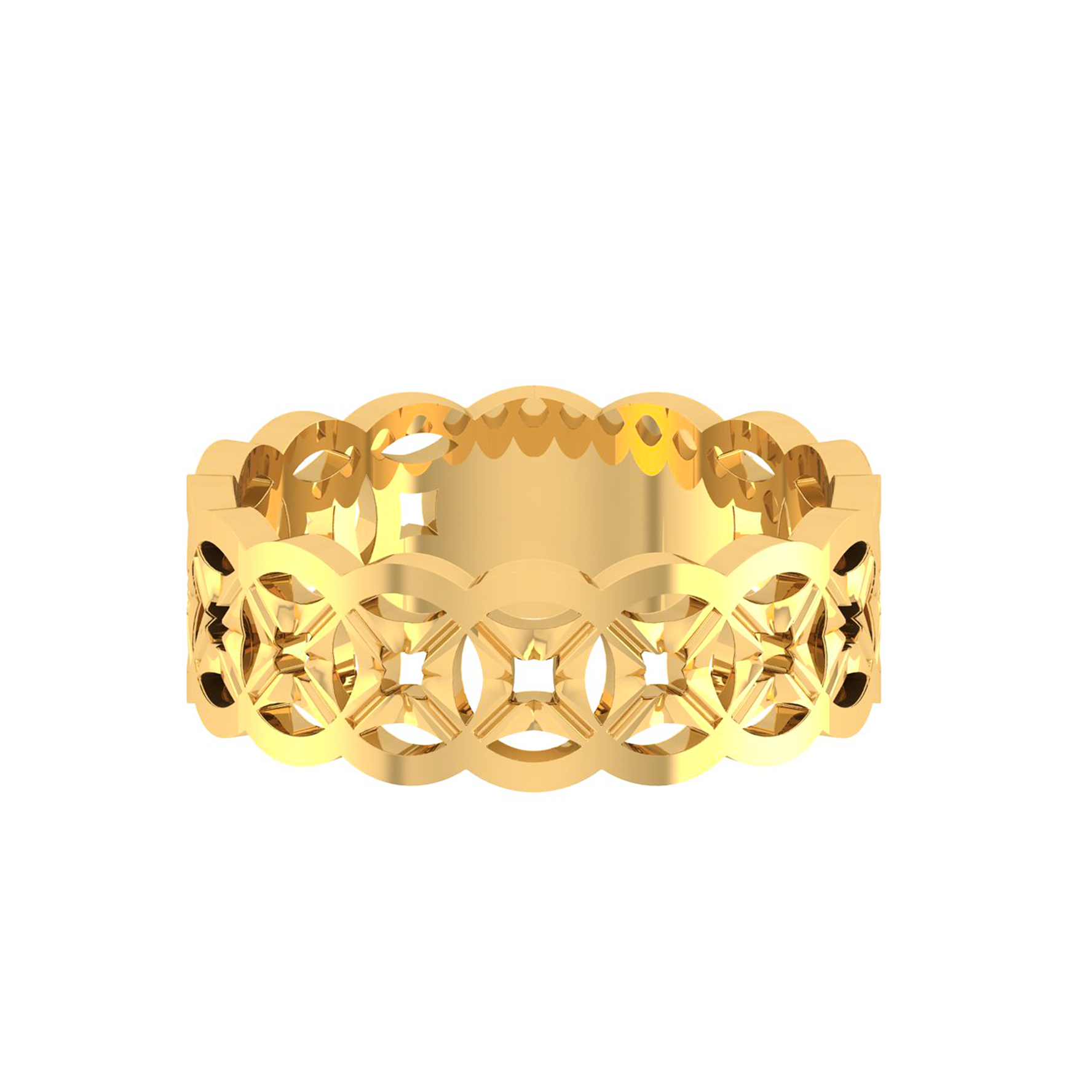 24K Gold Ring D10772