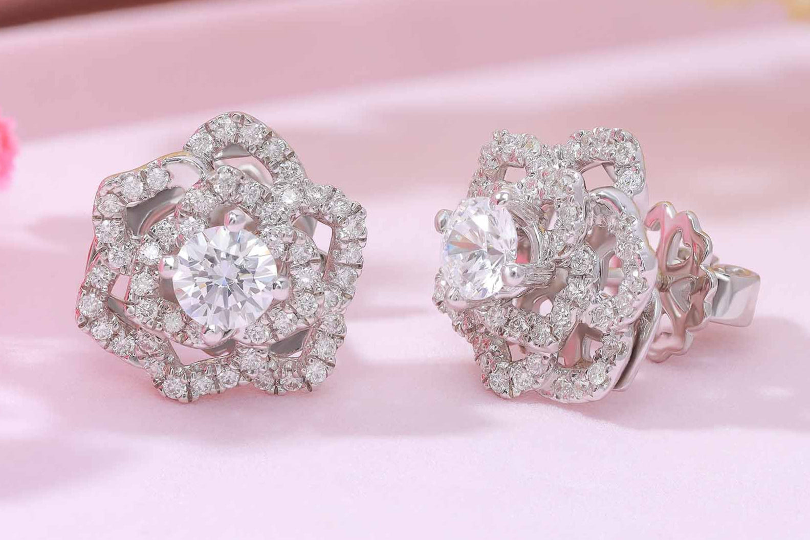 Diamond Earrings Mounting E10081