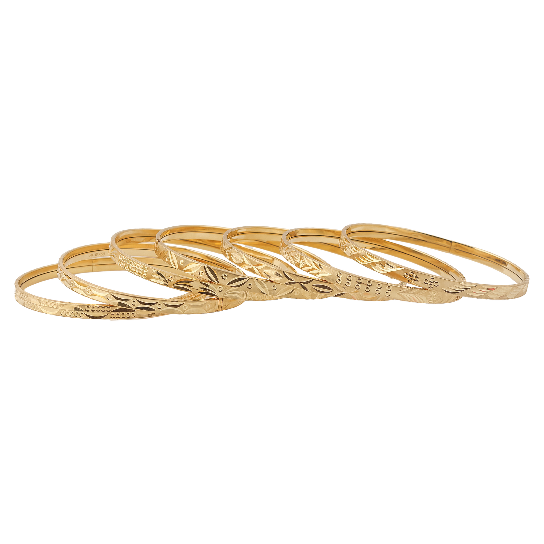 18K Gold Bangle G10400