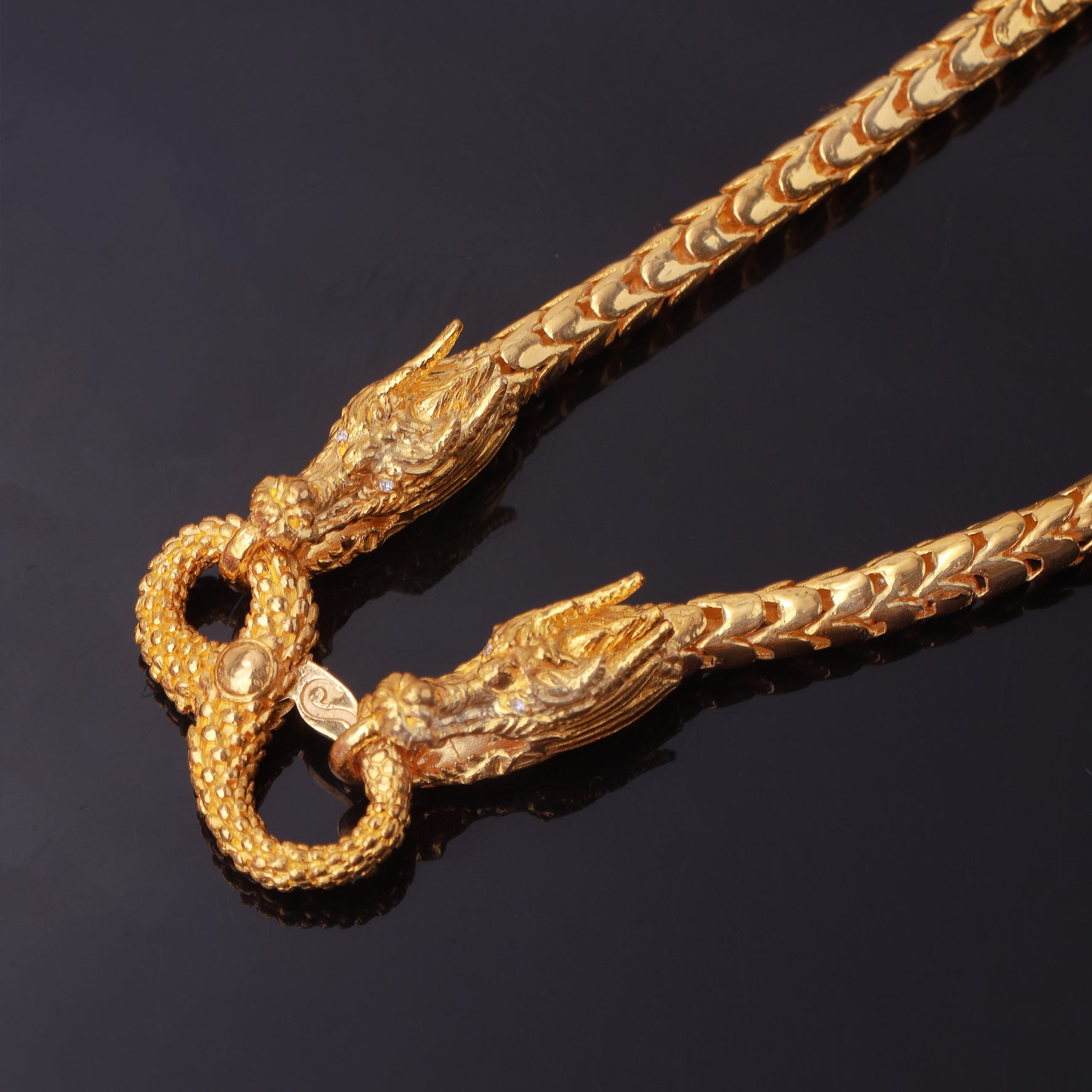 24K Gold Necklace N10203